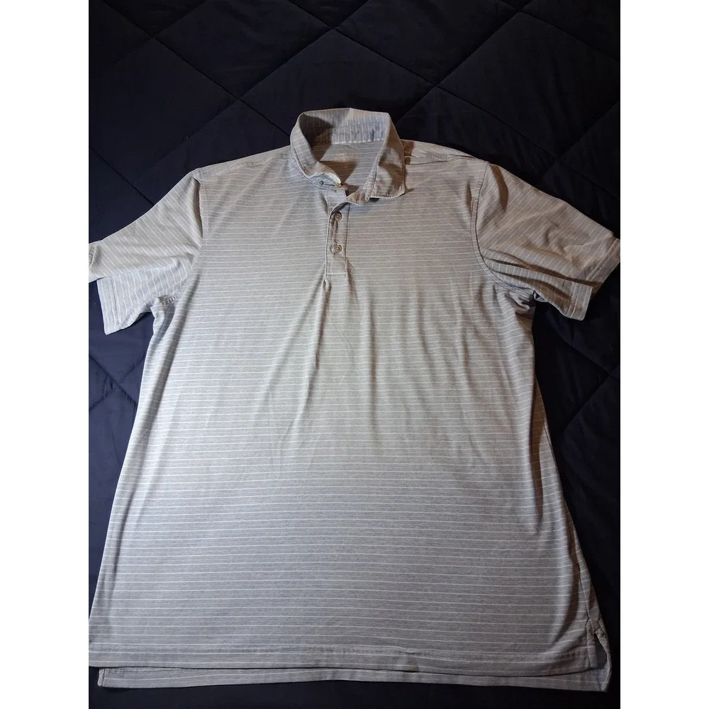 Vineyard Vines Mens XL Polo Bundle Edgartown Palmero Grey Blue Striped Shirts